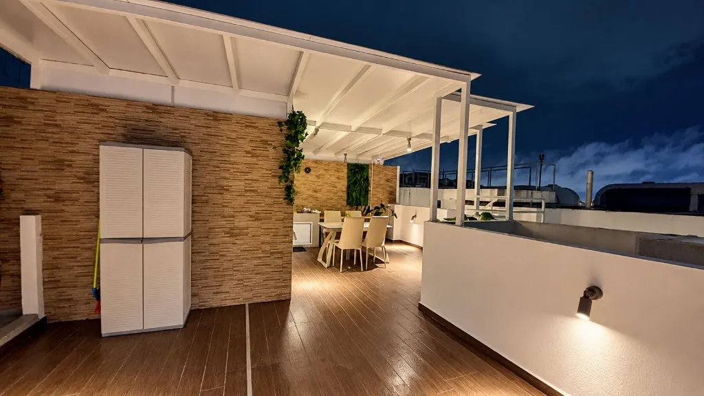 Aluminium Composite Roof installed by Smart Shades in Singapore - after installation