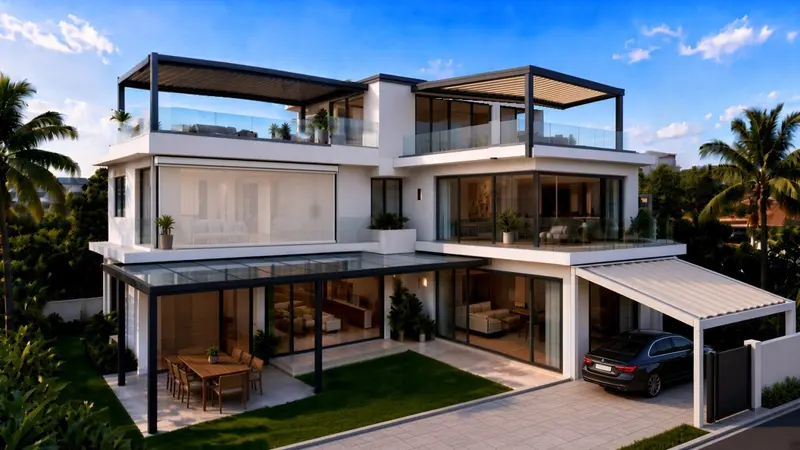 Landed homes: Smart Shades installation in Singapore