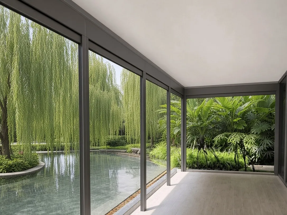 DualZip™ with Mesh installed by Smart Shades in Singapore - before installation