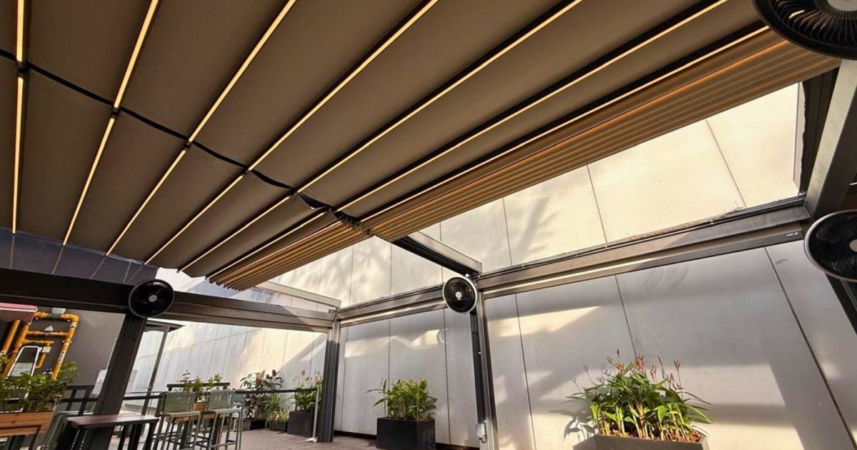 Transforming Outdoor Living in Singapore with Retractable Pergolas